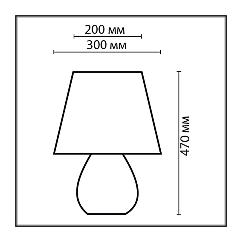 8121/1T COMFI LN26 477 белый, керамика/текстиль Настольная лампа E27 1*60W 220V SONA 2
