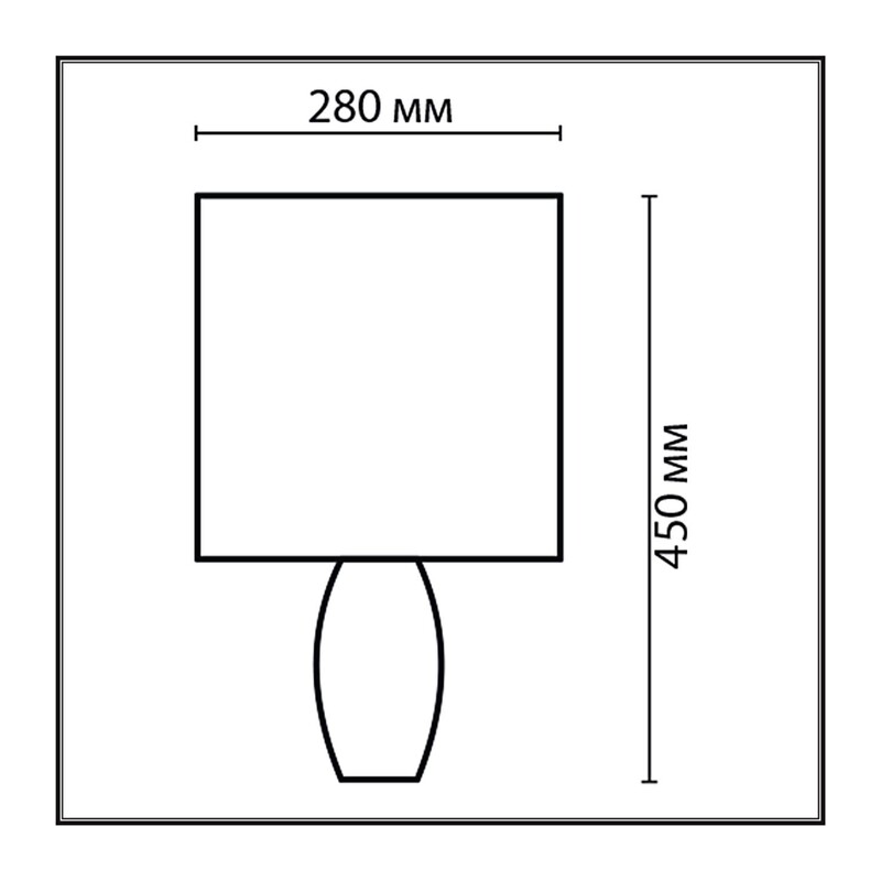 8122/1T COMFI LN26 476 синий, керамика/текстиль Настольная лампа E27 1*60W 220V LAPUNA 2