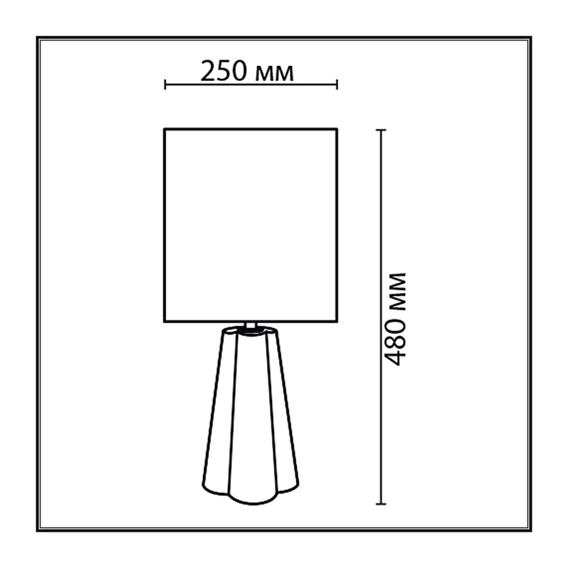 8125/1T COMFI LN26 478 черный/серый, керамика/текстиль Настольная лампа E27 1*60W 220V HINAMI 2