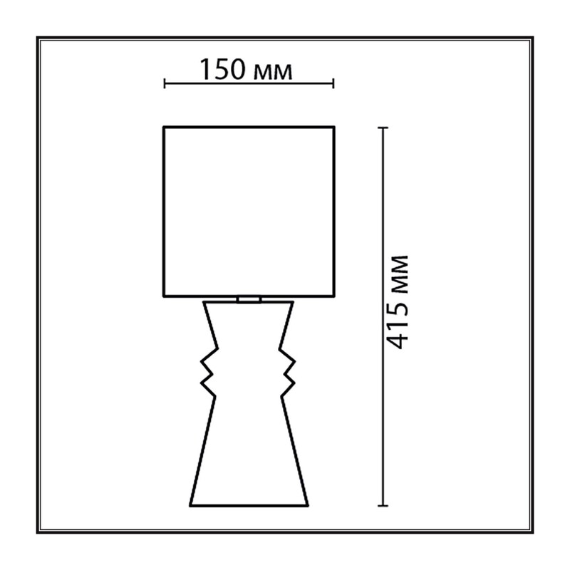 8131/1T MODERNI LN26 479 терракотовый, керамика/текстиль Настольная лампа E27 1*60W 220V SEGI 2