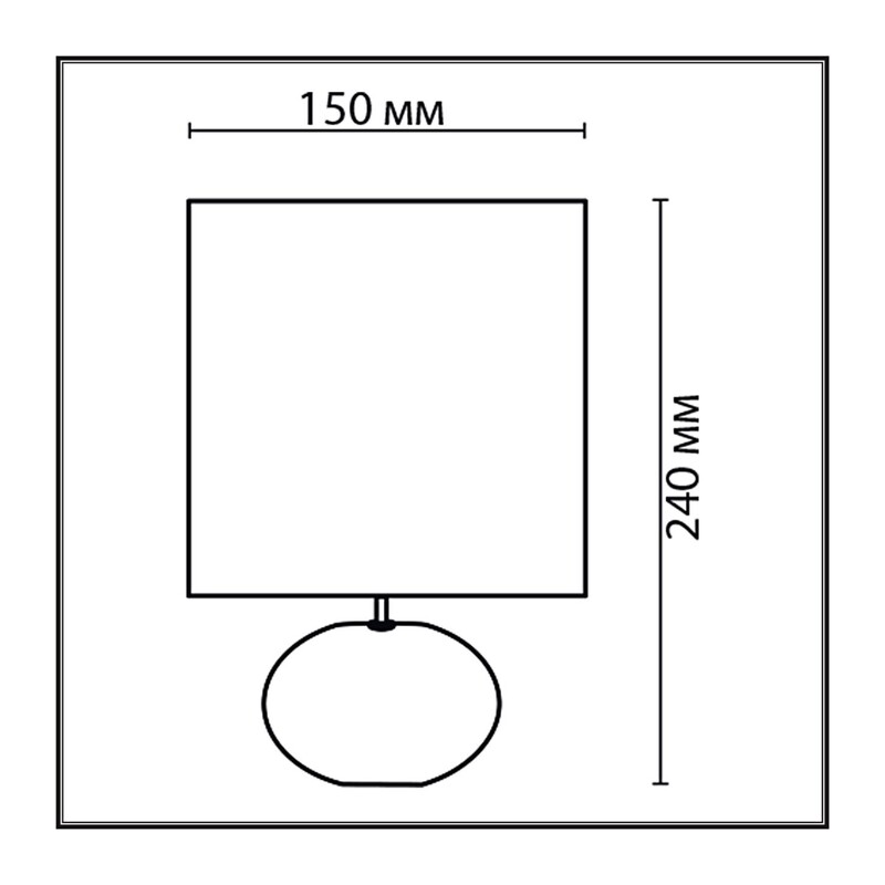 8135/1T MODERNI LN26 485 бежевый, керамика/текстиль Настольная лампа Е14 1*40W 220V RAMORA 2