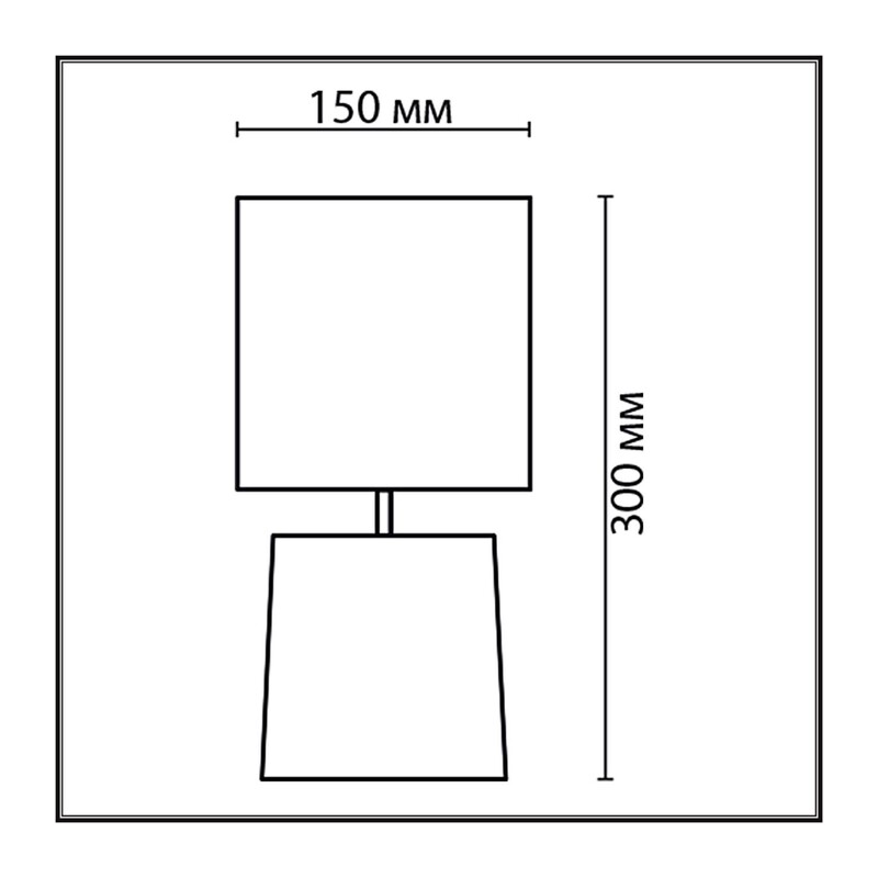8158/1T MODERNI LN26 486 бежевый, керамика/текстиль Настольная лампа Е14 1*40W 220V TANITA 2