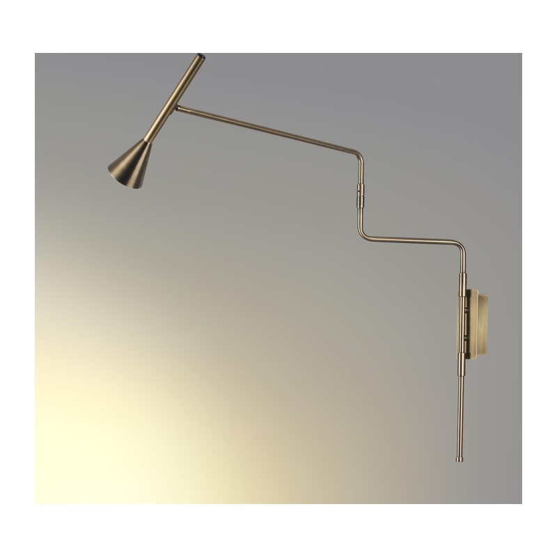7032/1W HIGHTECH ODL25 271 Настенный светильник с выкл. бронзовый/металл IP20 GU10 LED 9W 220V IZZY 4