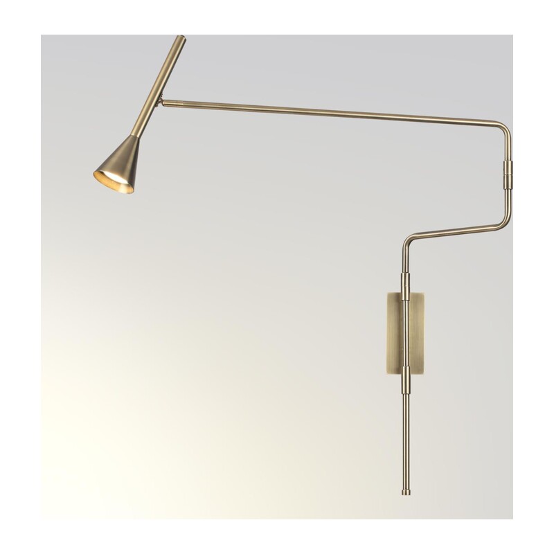7032/1W HIGHTECH ODL25 271 Настенный светильник с выкл. бронзовый/металл IP20 GU10 LED 9W 220V IZZY