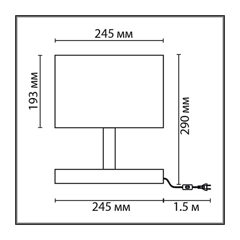8201/1T COUNTY LN26 512 бежевый, дерево/текстиль Настольная лампа E27 1*60W 220V MADERANA 3