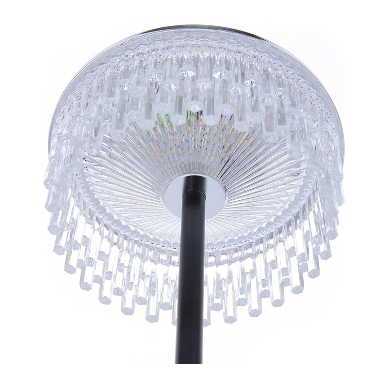 8204/1TL LEDIO LN26 531 серебро/черный/прозрачный, металл/акрил Настольная лампа LED 7W 4000К 220V SATIANA 4