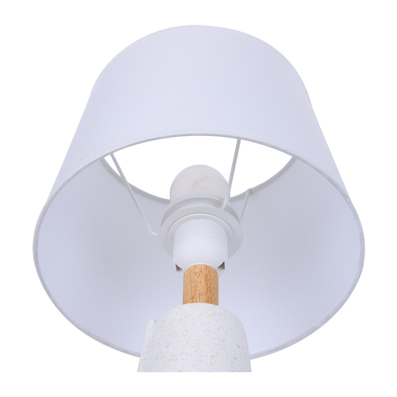 8210/1T MODERNI LN26 490 белый, керамика/текстиль Настольная лампа Е27 1*60W 220V VISIONA 4