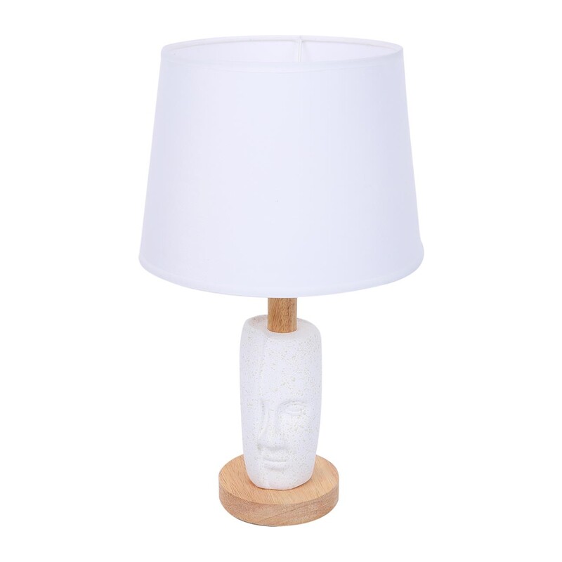 8210/1T MODERNI LN26 490 белый, керамика/текстиль Настольная лампа Е27 1*60W 220V VISIONA 5