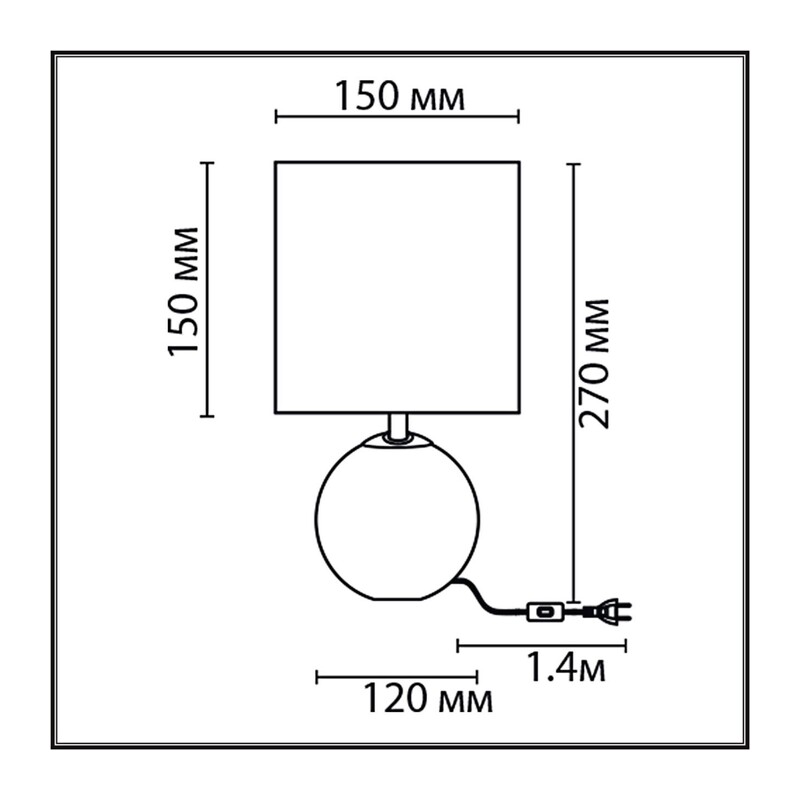 8229/1T CLASSI LN26 506 бежевый, керамика/текстиль Настольная лампа E14 1*40W 220V KOHALA 2