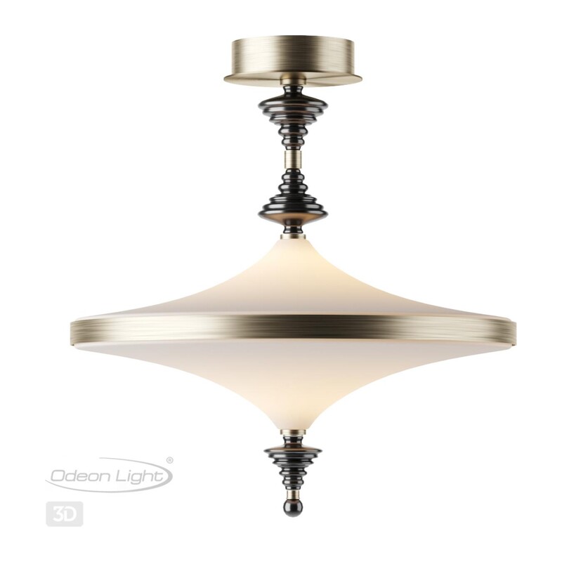 5404/43CL L-VISION ODL_EX25 027 бронзов.брашированн./черный/стекло/керамика Люстра потолочная LED 43W 3000K ULA 2