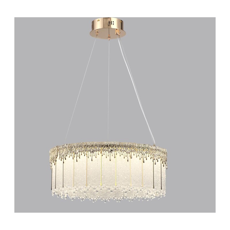 5091/60L L-VISION ODL25 555 золотой/стекло Люстра LED 60W 3700K 4968Лм CLEO 3