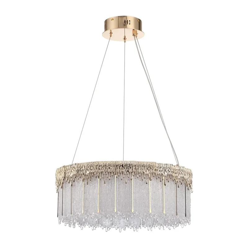 5091/60L L-VISION ODL25 555 золотой/стекло Люстра LED 60W 3700K 4968Лм CLEO