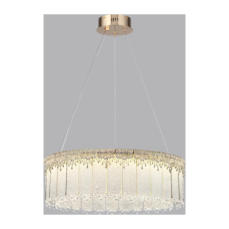 5091/80L L-VISION ODL25 555 золотой/стекло Люстра LED 80W 3700K 6796Лм CLEO 3