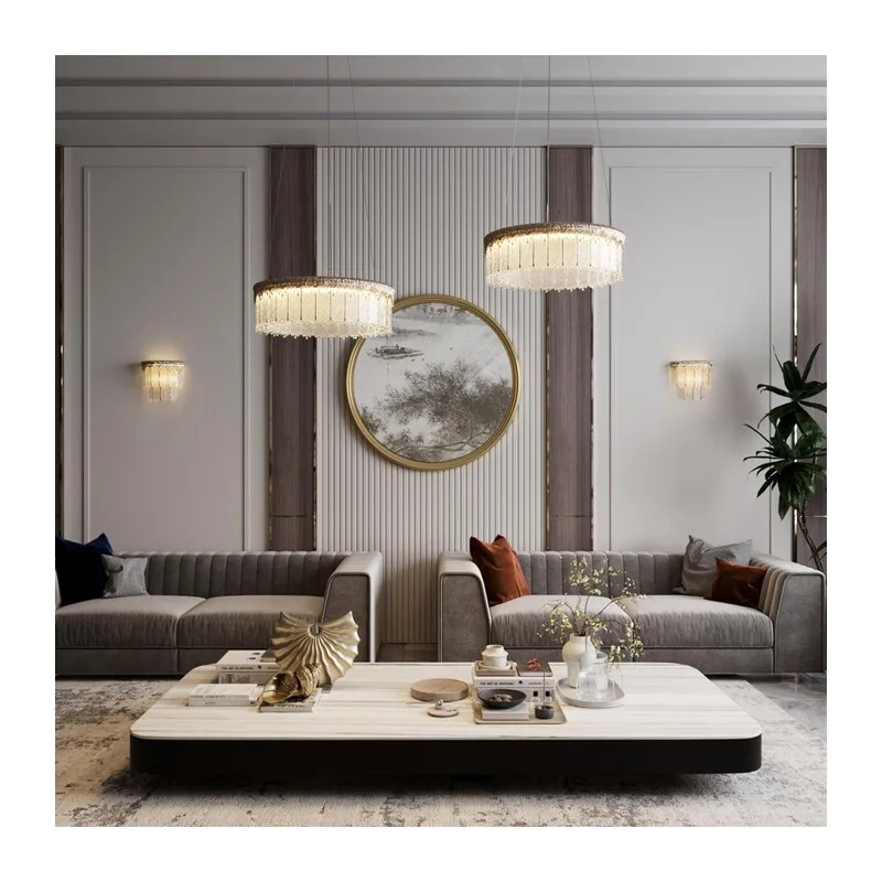 5091/80L L-VISION ODL25 555 золотой/стекло Люстра LED 80W 3700K 6796Лм CLEO 4