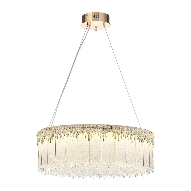 5091/80L L-VISION ODL25 555 золотой/стекло Люстра LED 80W 3700K 6796Лм CLEO 2