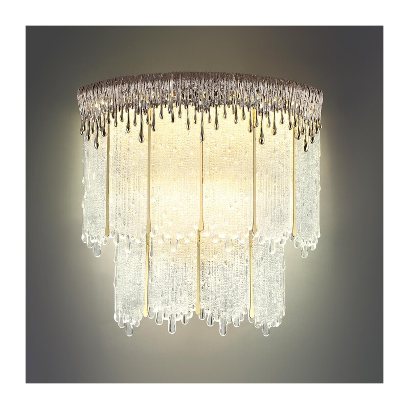 5091/20WL L-VISION ODL25 555 золотой/прозрачный/стекло Бра LED 20W 3700K 1506Лм CLEO 3