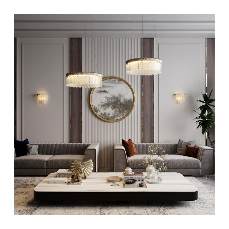 5091/20WL L-VISION ODL25 555 золотой/прозрачный/стекло Бра LED 20W 3700K 1506Лм CLEO 5