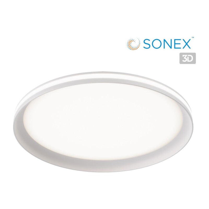 7749/60L MITRA LED SN 544 Светильник металл/PMMA/белый LED 60Вт 3000-6000К D386 IP20 пульт ДУ BETA 9