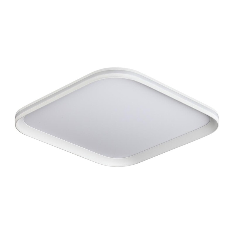 7750/72L MITRA LED SN 544 Светильник металл/PMMA/белый LED 72Вт 3000-6000К 396х396 IP20 пульт ДУ BETA 3