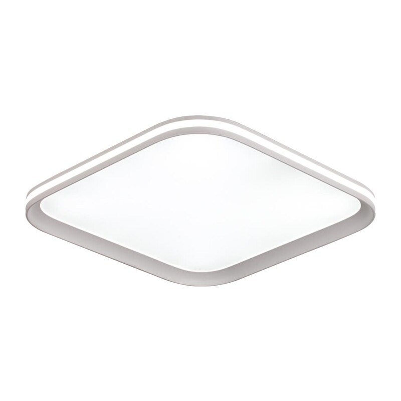 7750/72L MITRA LED SN 544 Светильник металл/PMMA/белый LED 72Вт 3000-6000К 396х396 IP20 пульт ДУ BETA 8