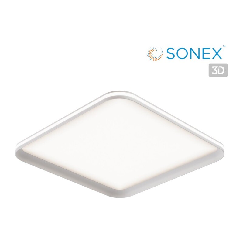 7750/95L MITRA LED SN 544 Светильник металл/PMMA/белый LED 95Вт 3000-6000К 495х495 IP20 пульт ДУ BETA 9