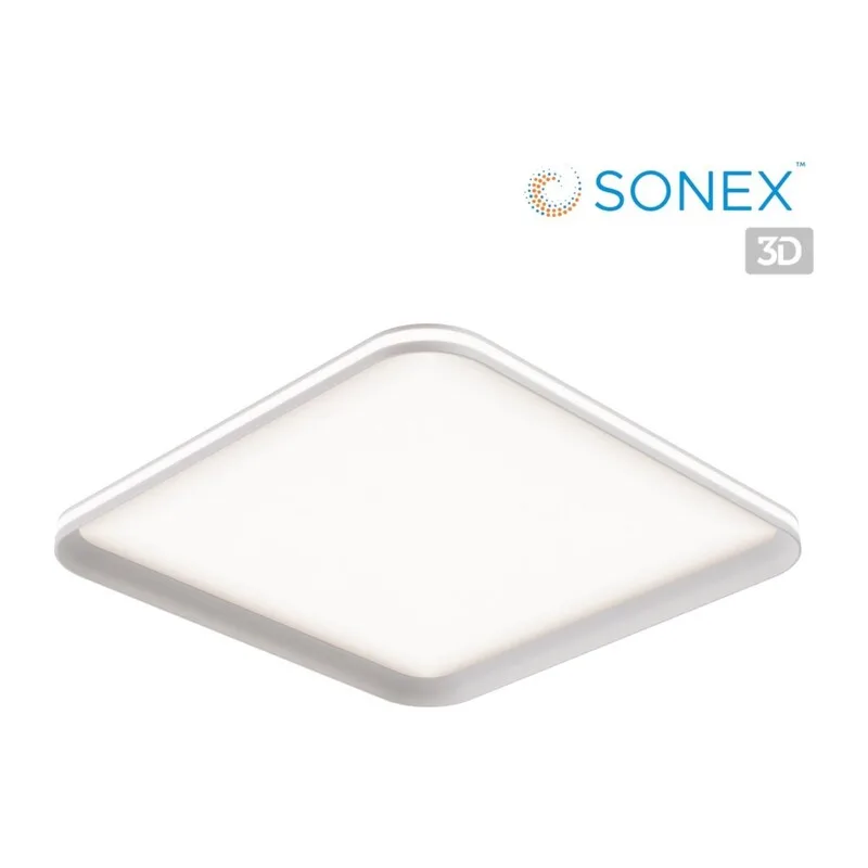 7750/95L MITRA LED SN 544 Светильник металл/PMMA/белый LED 95Вт 3000-6000К 495х495 IP20 пульт ДУ BETA 7