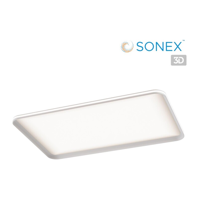 7751/130L MITRA LED SN 544 Светильник металл/PMMA/белый LED 130Вт 4500К 903х582 IP20 BETA 6