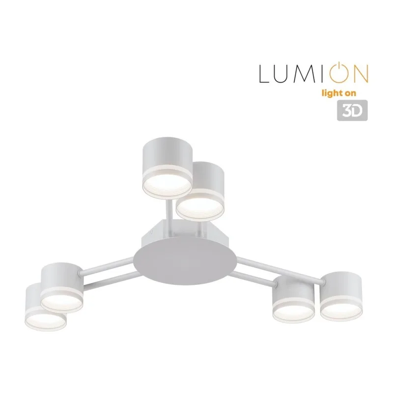 8235/6C COMFI LN26 242 белый, металл Люстра потолочная LED GX53 6*12W 220V GARETA 5