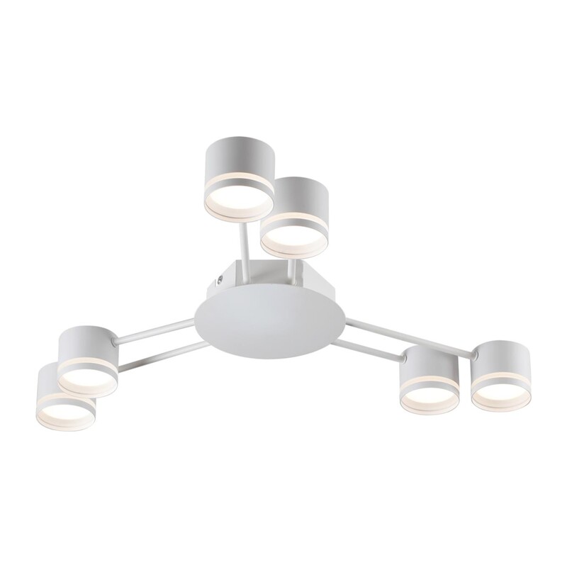 8235/6C COMFI LN26 242 белый, металл Люстра потолочная LED GX53 6*12W 220V GARETA