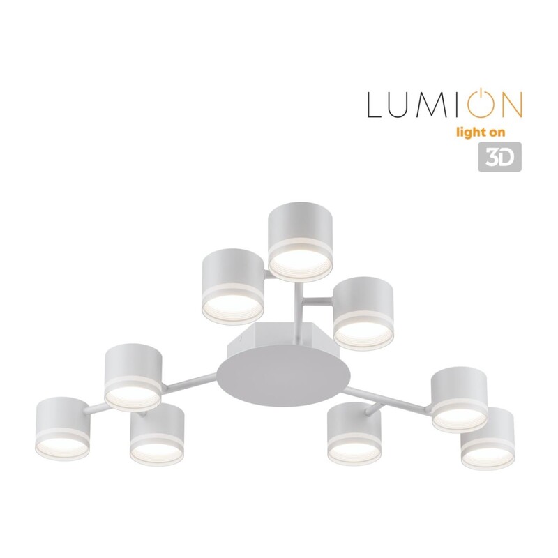 8235/9C COMFI LN26 242 белый металл Люстра потолочная LED GX53 9*12W 220V GARETA 2