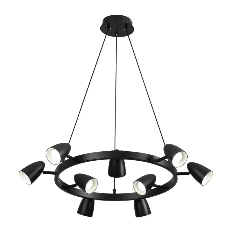 8237/9 COMFI LN26 256 черный, металл Светильник подвесной GU10 LED 9*7W 220V ILMINA 2