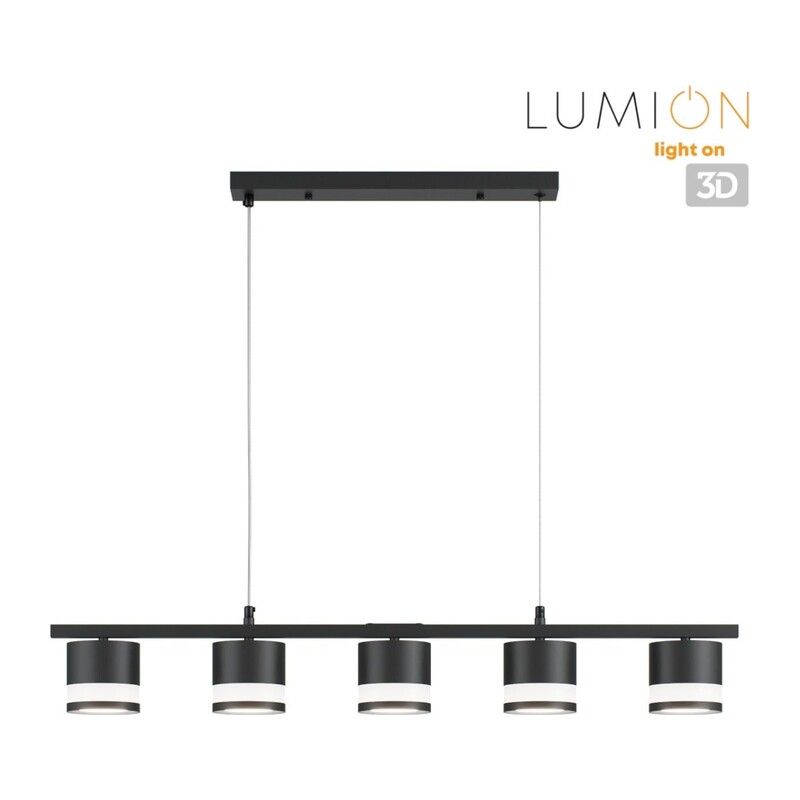 8240/5 COMFI LN26 240 черный, металл/акрил Светильник подвесной LED GX53 5*7W 220V LANIKA 2