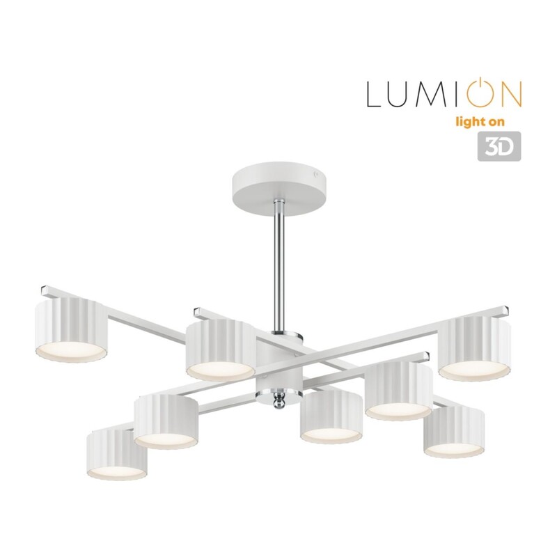 8241/8C COMFI LN26 244 белый/хром, металл Люстра потолочная LED GX53 8*7W 220V KARINA 2