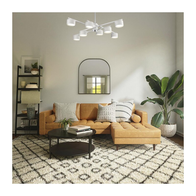 8241/8C COMFI LN26 244 белый/хром, металл Люстра потолочная LED GX53 8*7W 220V KARINA 6