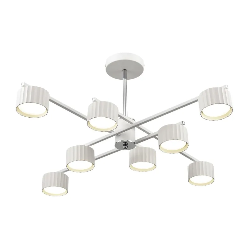 8241/8C COMFI LN26 244 белый/хром, металл Люстра потолочная LED GX53 8*7W 220V KARINA 5