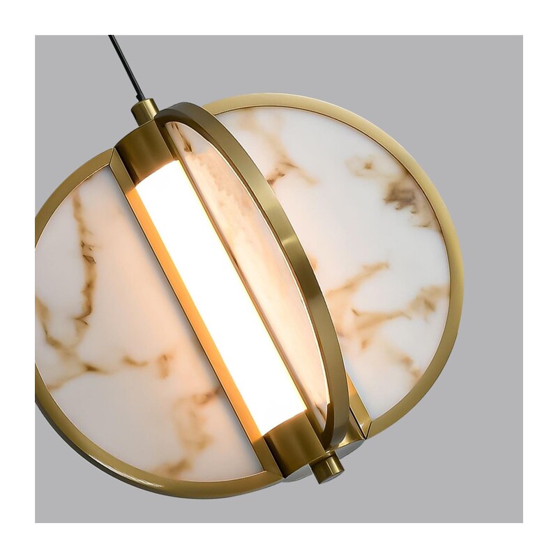 5447/12L L-VISION ODL_EX25 085 Подвесной светильник бронзовый/металл/акрил/искусственный алебастр IP20 LED 12W 3000K 220V TOSCANA 2