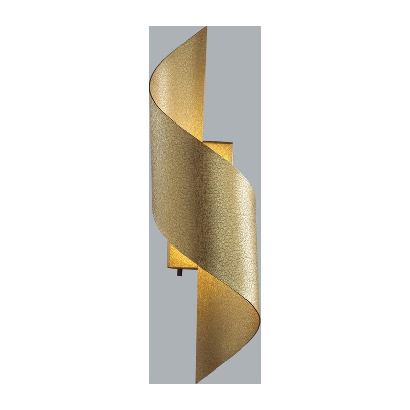 7099/6WL HIGHTECH ODL25 443 Настенный светильник gold ice crack металл/акрил IP20 LED 6W 3000K/4000K тумблер на корпусе 220-240V BOCCOLO 2