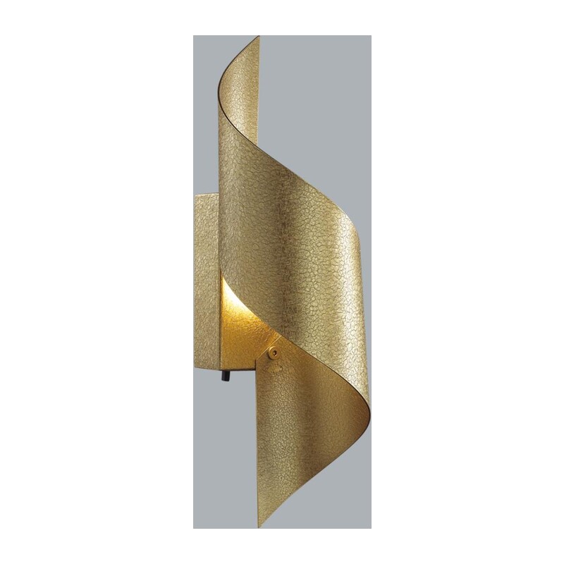 7099/6WL HIGHTECH ODL25 443 Настенный светильник gold ice crack металл/акрил IP20 LED 6W 3000K/4000K тумблер на корпусе 220-240V BOCCOLO 4