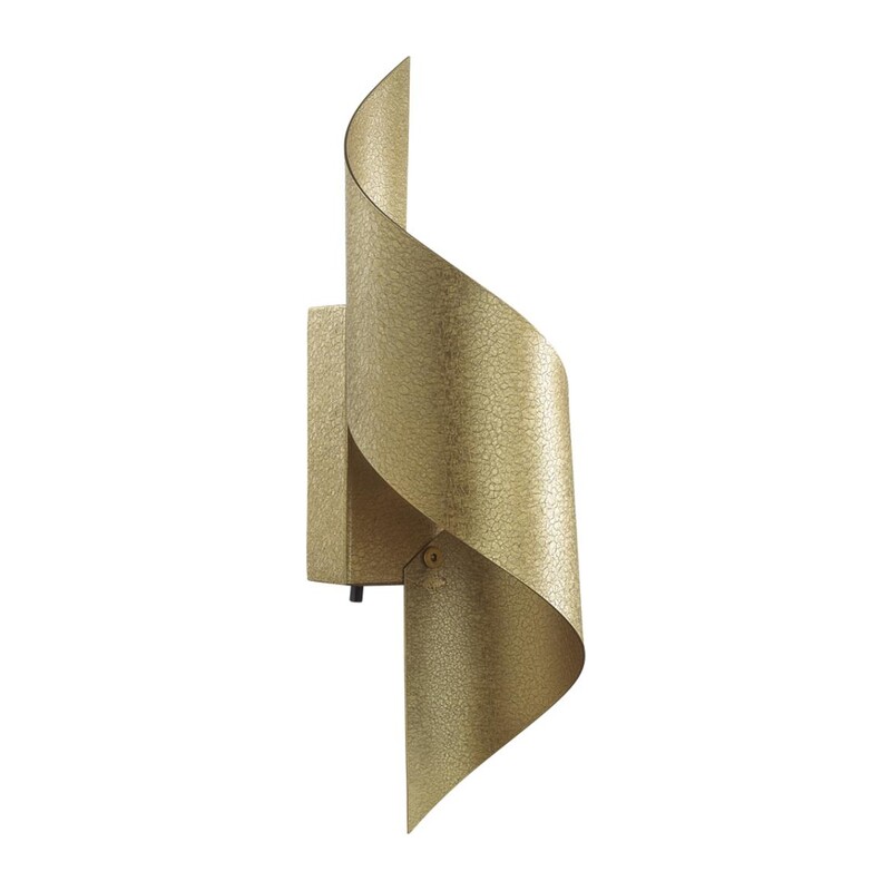 7099/6WL HIGHTECH ODL25 443 Настенный светильник gold ice crack металл/акрил IP20 LED 6W 3000K/4000K тумблер на корпусе 220-240V BOCCOLO 5