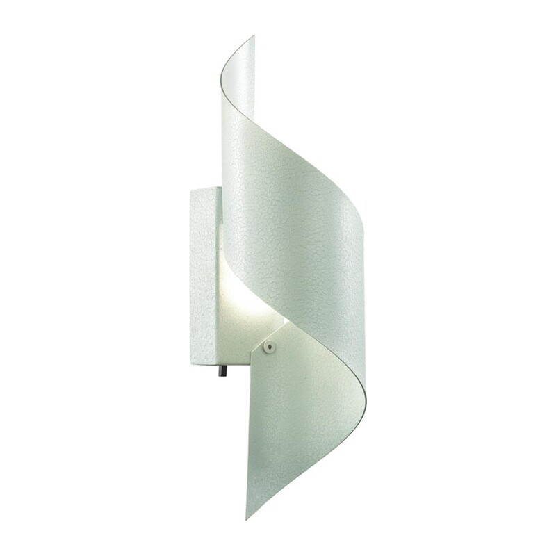 7100/6WL HIGHTECH ODL25 443 Настенный светильник white ice crack металл/акрил IP20 LED 15W 3000K/4000K 220-240V тумблер на корпусе BOCCOLO