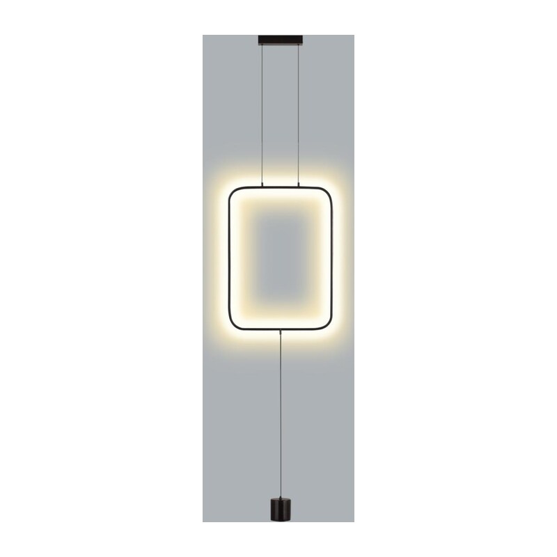 7022/27FLA HIGHTECH ODL25 283 Напольный светильник черный/металл/акрил IP20 LED 3000K 220V TEO 3