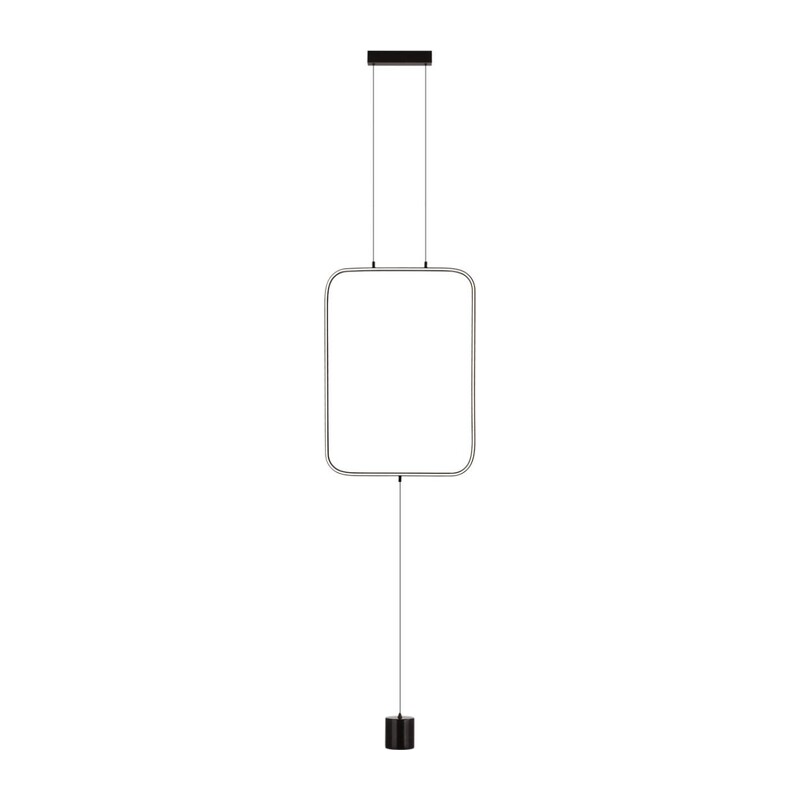 7022/27FLA HIGHTECH ODL25 283 Напольный светильник черный/металл/акрил IP20 LED 3000K 220V TEO 4
