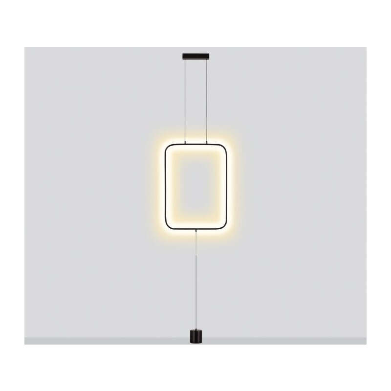 7022/27FLA HIGHTECH ODL25 283 Напольный светильник черный/металл/акрил IP20 LED 3000K 220V TEO