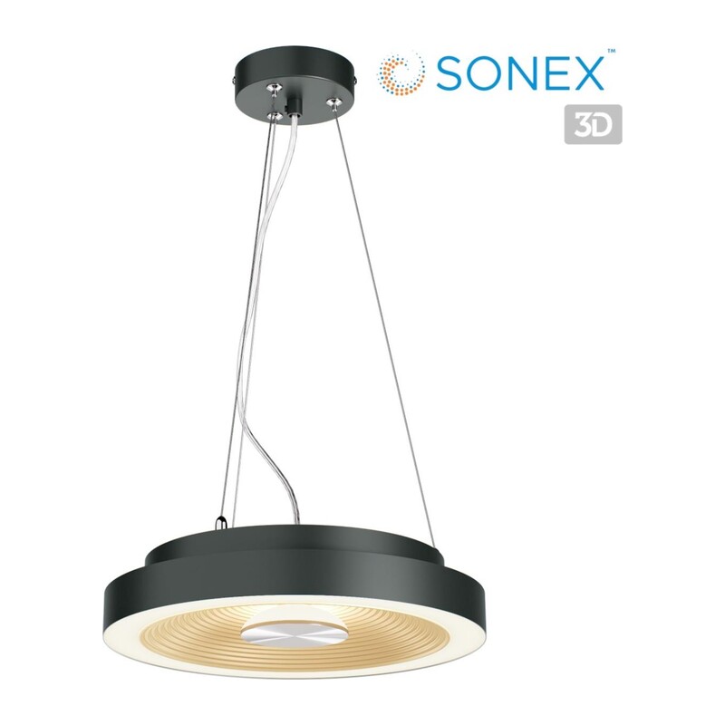 7753/18L MITRA LED SN 535 Светильник пластик/белый/черный/золотой LED 18Вт 4000K D320 IP54 QUANTUM 8