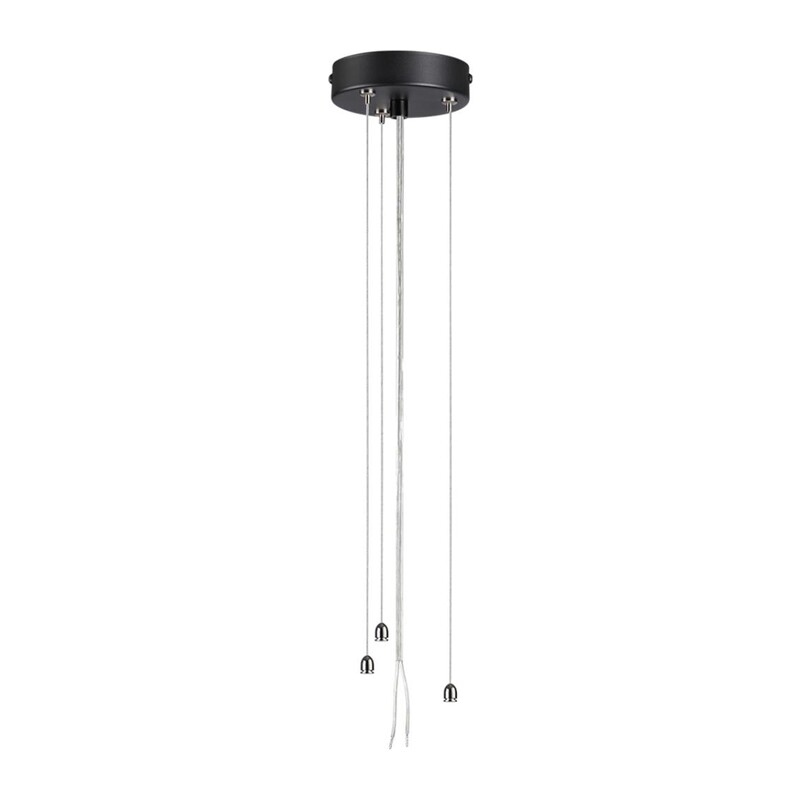 7753/L SN 535 Подвесное крепление для светильника QUANTUM LED металл/черный 1,5м QUANTUM