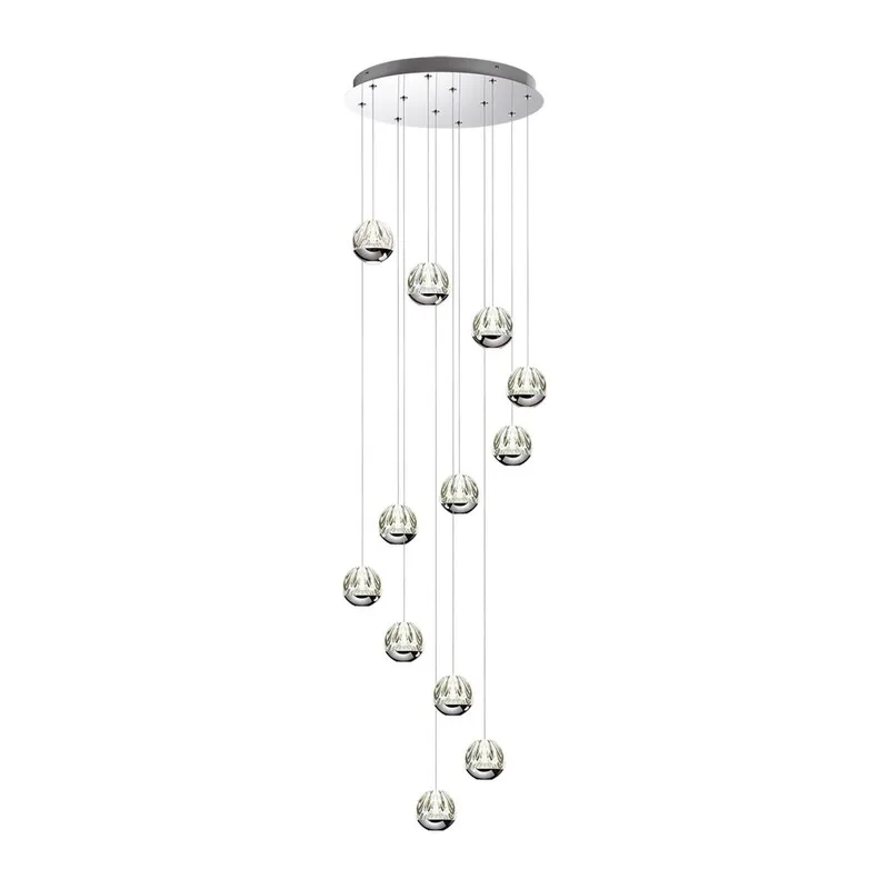 5100/60L L-VISION ODL25 559 Люстра каскадная LED 60W (12*5W) 4000K 3000Лм SONO