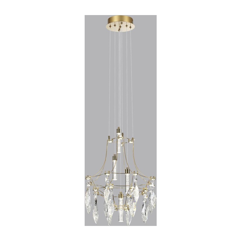 7000/35L CLASSIC ODL_EX25 069 Подвесной светильник металл/хрусталь/нерж сталь IP20 LED 35W 4000K 220-240V FLAMENCO 5