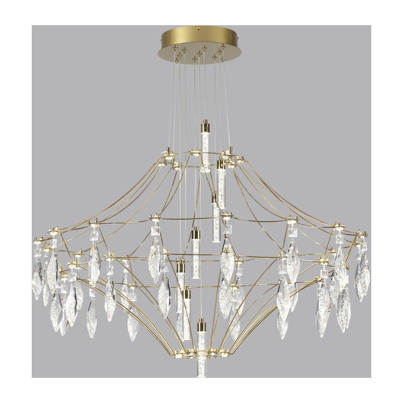 7000/51CL CLASSIC ODL_EX25 069 Потолочный светильник металл/хрусталь/нерж сталь IP20 LED 51W 4000K 220-240V FLAMENCO 5