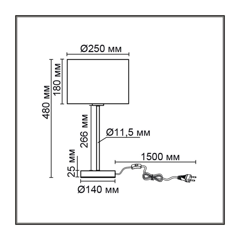 8250/1T MODERNI LN26 527  никель/бежевый, металл/текстиль Настольная лампа Е27 60W 220V NIKKI 3