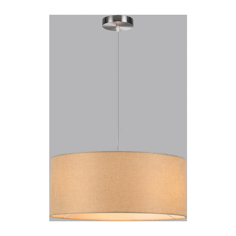 8250/3 MODERNI LN26 527  никель/бежевый, металл/текстиль Подвес Е27 3*60W 220V NIKKI 5